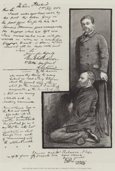 O falecido Sr. Frank Power e o falecido Sr. E O&39;Donovan, morto na Guerra do Sudão
